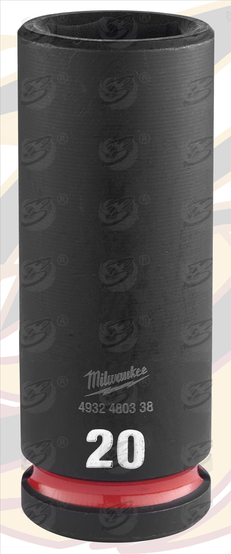 MILWAUKEE 20MM 1/2" DRIVE 6 POINT DEEP IMPACT SOCKET ( SINGLE )