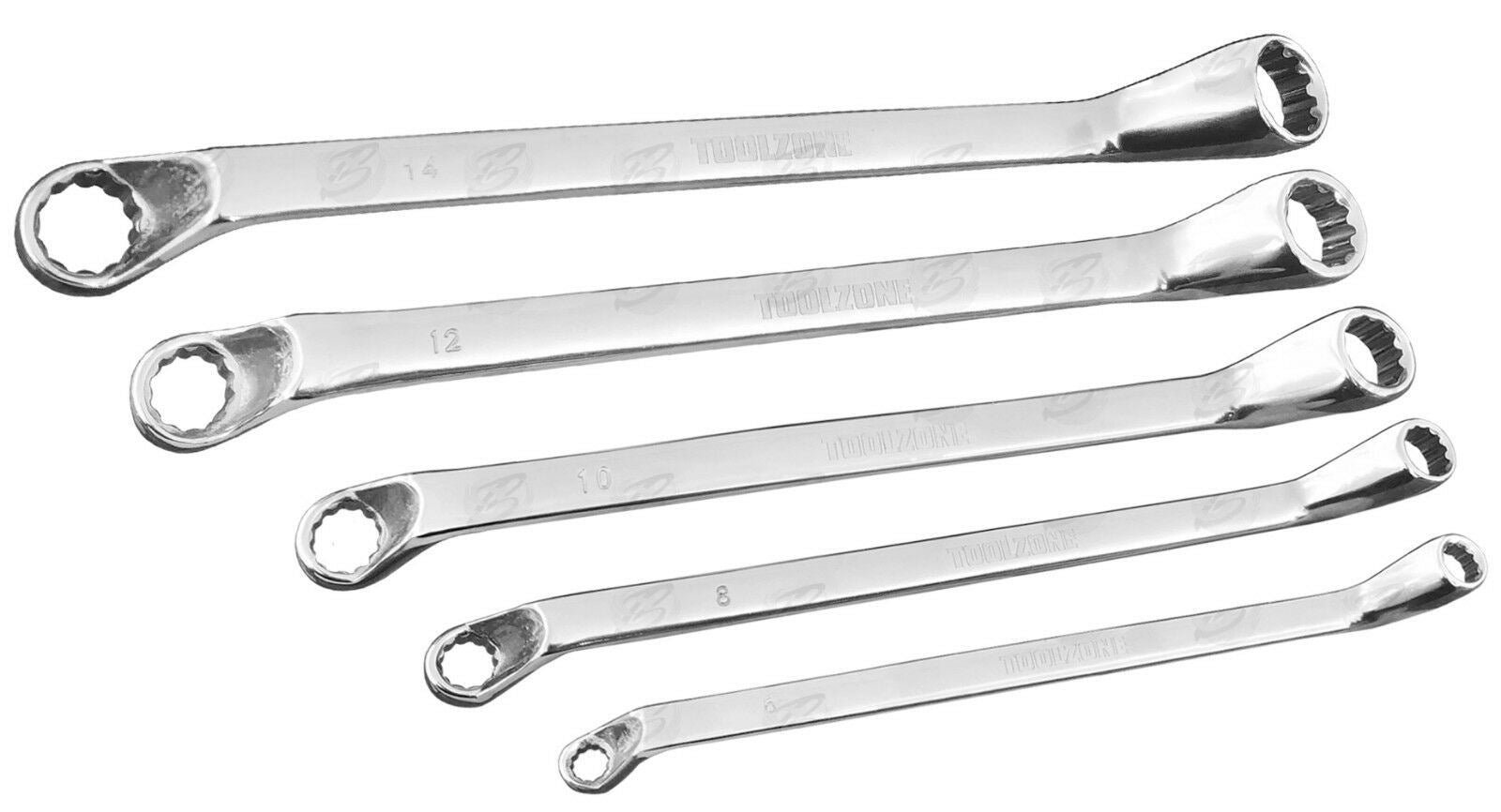 TOOLZONE 50 Piece Combination Spanner Set 6mm - 32mm