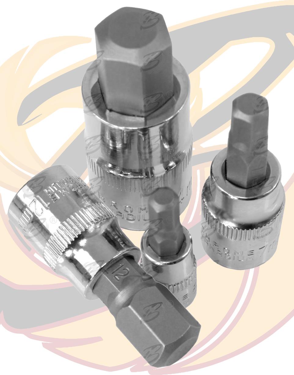 US Pro 13 Piece 1/4" & 3/8" & 1/2" Drive Hex Bit Sockets H2 - H14 2097