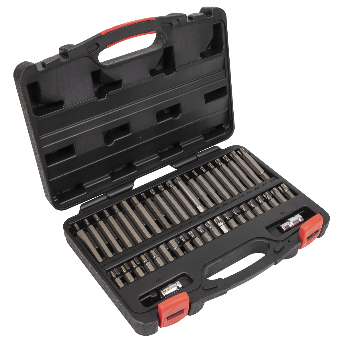 Sealey 42 Piece 3/8" & 1/2" Drive Hex & Torx & Spline Bit Sockets AK21942P