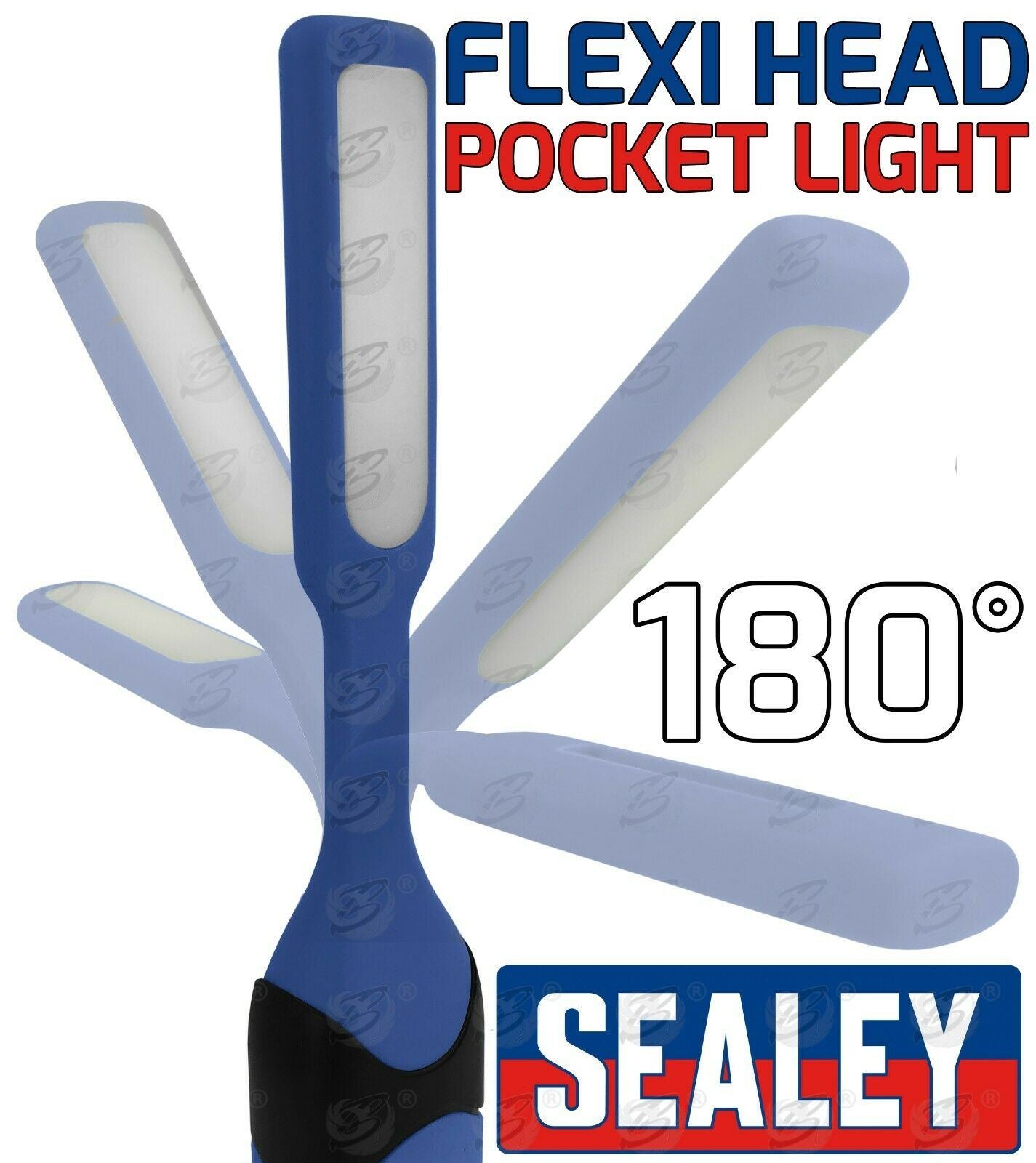 SEALEY SMD LED FLEXIBLE MAGNETIC POCKET INSPECTION TORCH ( BLUE )