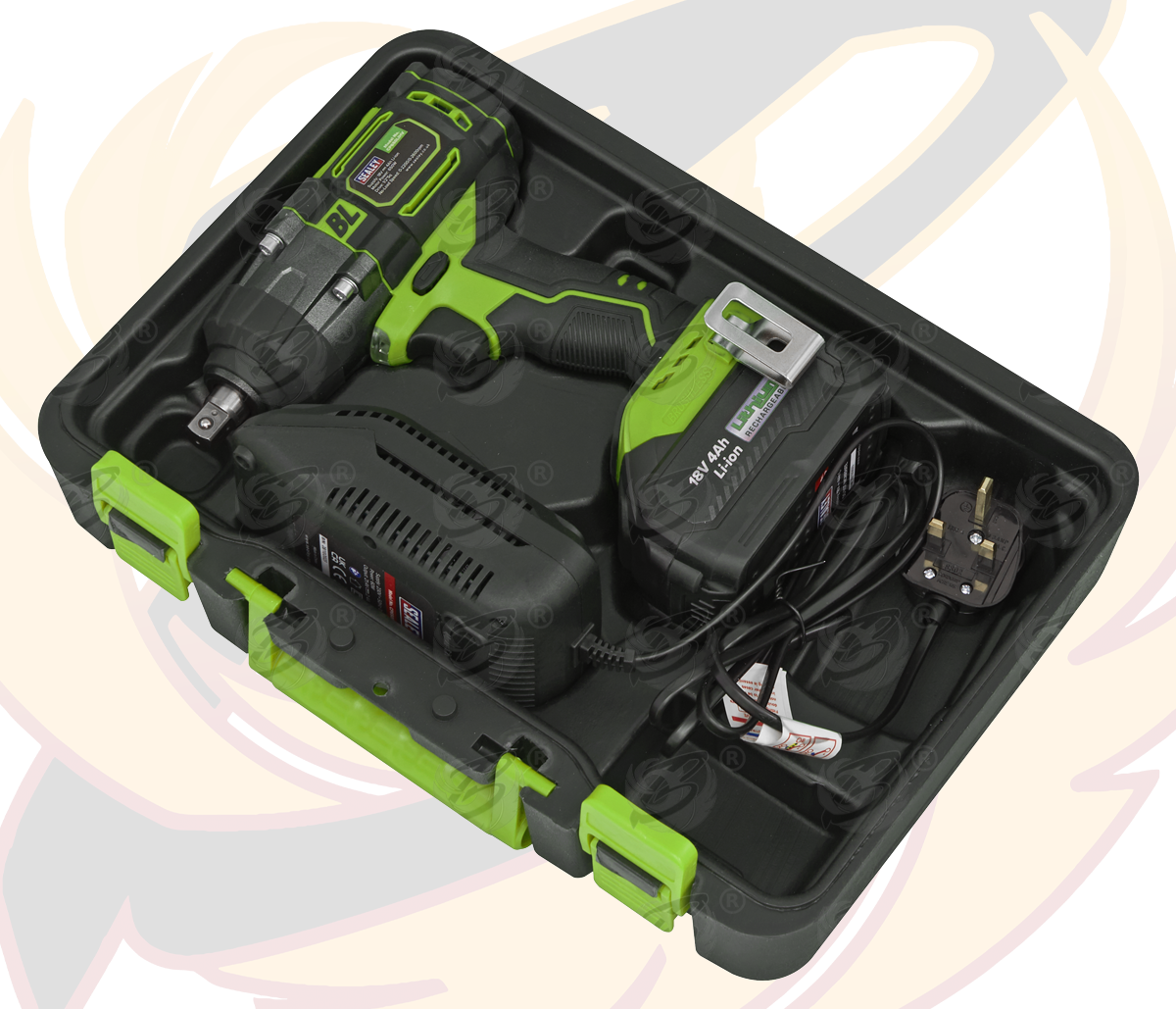 Sealey 18V 4Ah 1/2" Drive Cordless Brushless Impact Wrench 650Nm ( CP650LIHV )