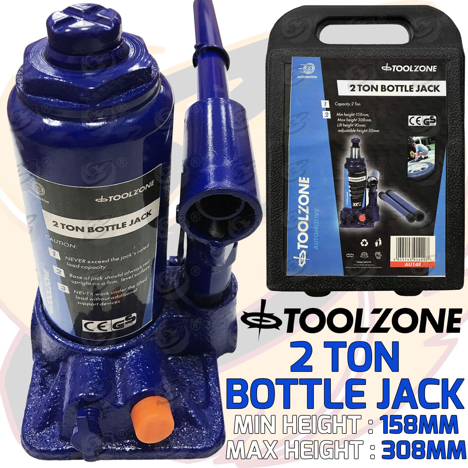 TOOLZONE 2 TON BOTTLE JACK