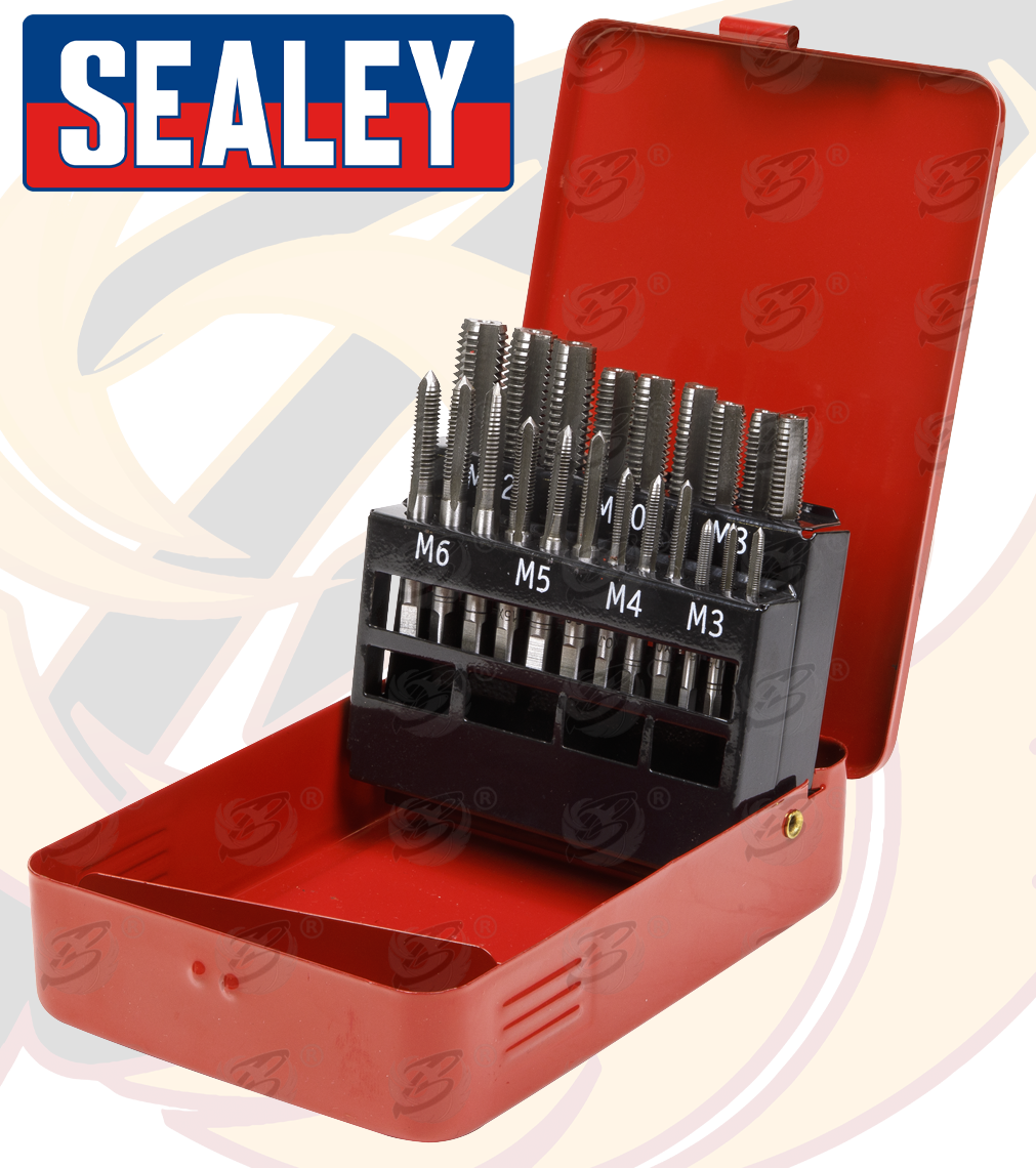 Sealey 10 Piece Metric Tap Set M3 - M12 ( AK3021 )