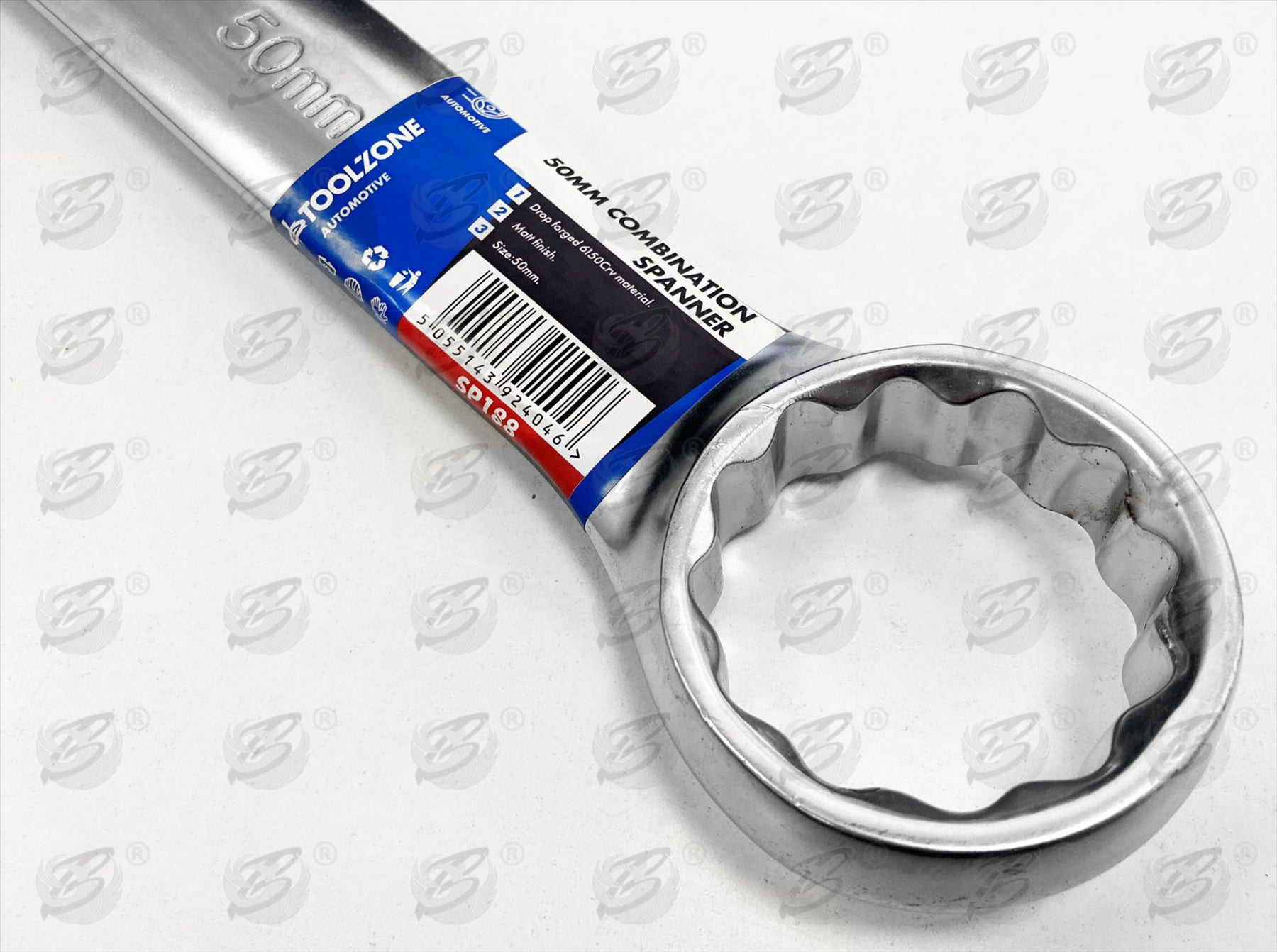 TOOLZONE 50MM JUMBO COMBINATION SPANNER ( SINGLE )