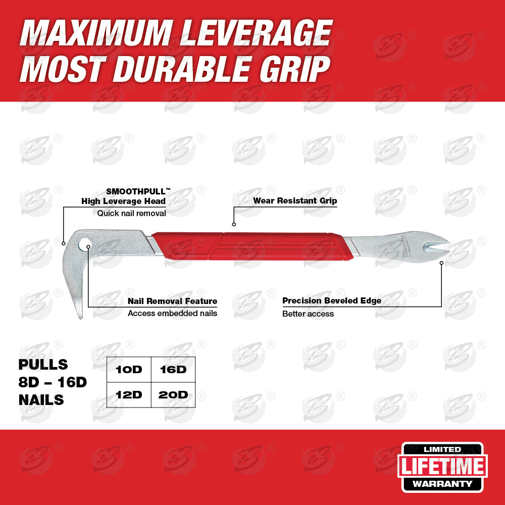 MILWAUKEE 12" NAIL PULLER ( PRY BAR )