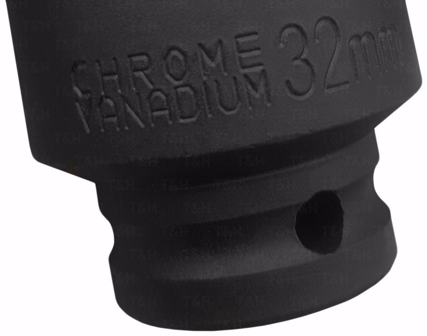 US PRO 13PCS 1/2" DRIVE 12 POINT DEEP IMPACT SOCKETS 13MM - 32MM