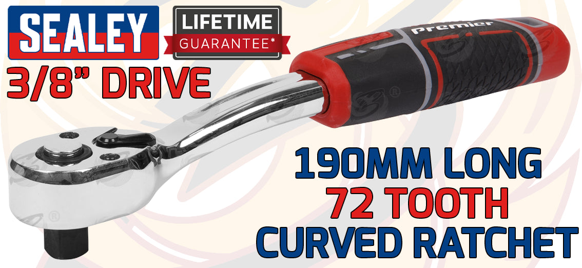SEALEY 3/8" DRIVE 72 TOOTH CURVED RATCHET