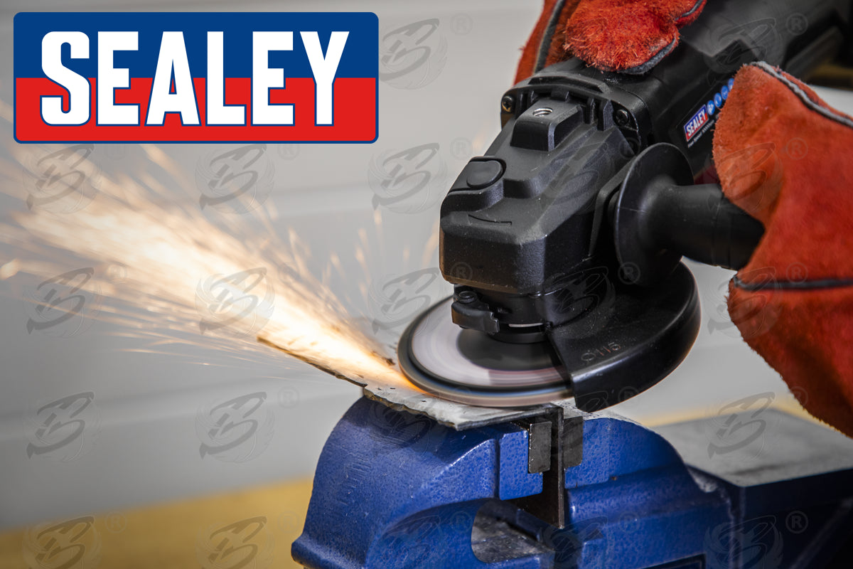 SEALEY 10PCS ASSORTED GRIT / FLAP DISC ( 40/60/80/120 GRIT )