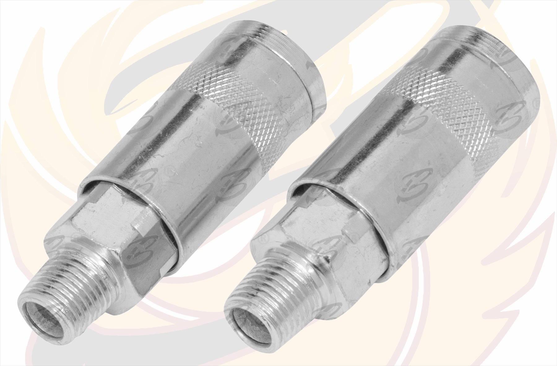 BLUESPOT 2PCS 1/4" BSP MALE ( PCL TYPE ) AIR COUPLINGS