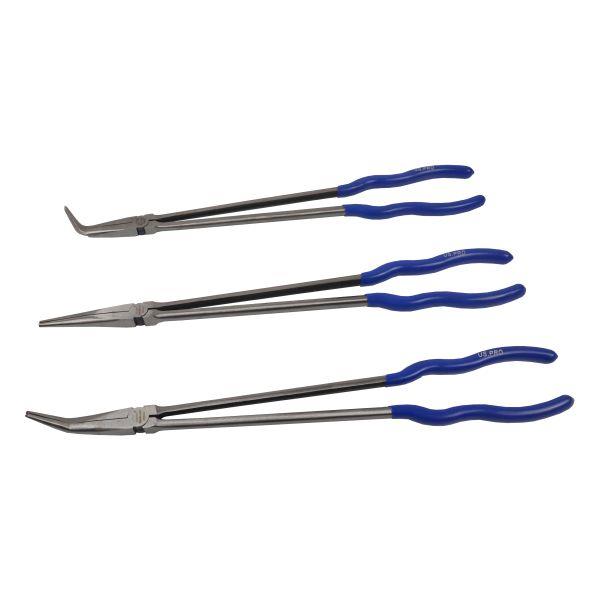 US Pro 3 Piece 400mm Extra Long Reach pliers Set 2259