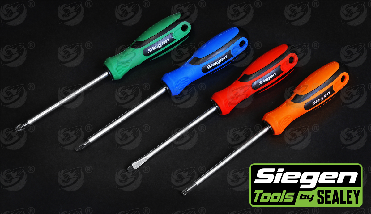 Siegen 44 Piece Magnetic Screwdriver - Hex Key & Bit Set S01090