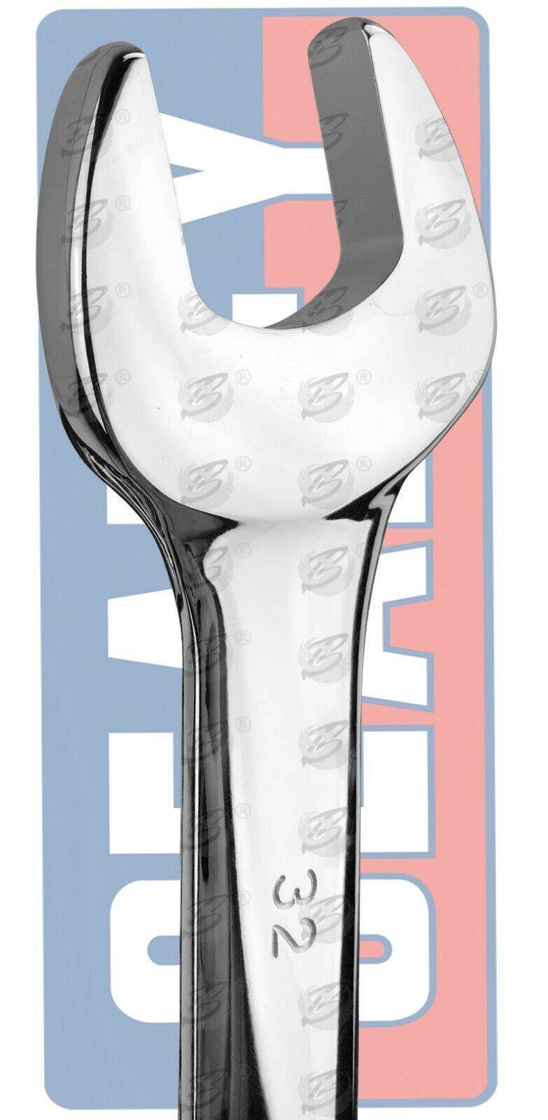 SEALEY 12PCS JUMBO COMBINATION SPANNER SET 20MM - 32MM