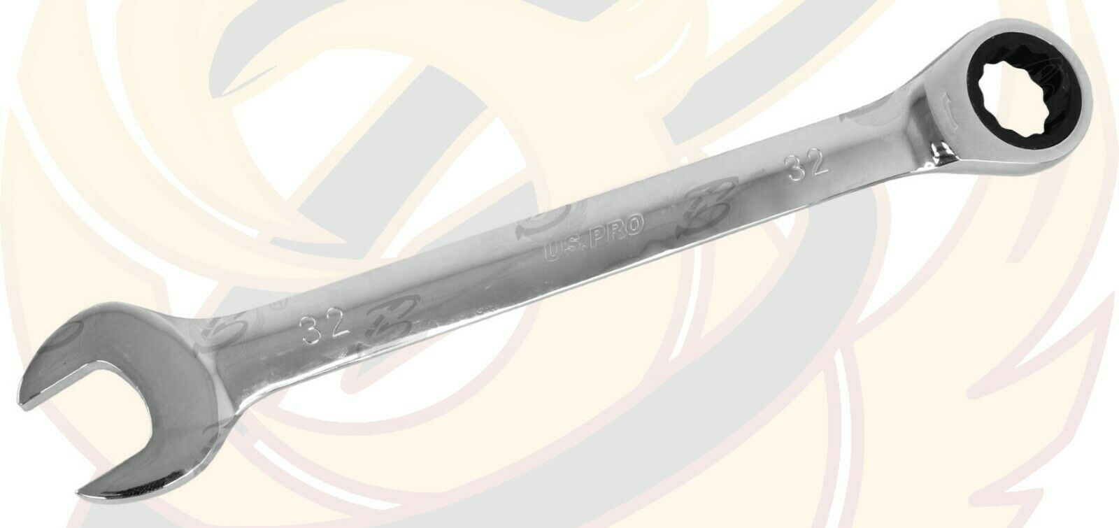 US PRO 32MM 72 TOOTH RATCHET SPANNER