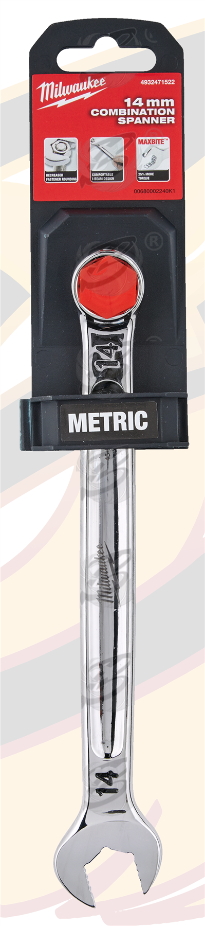 Milwaukee 14mm Maxbite Combination Spanner ( Single ) ( 4932471522 )