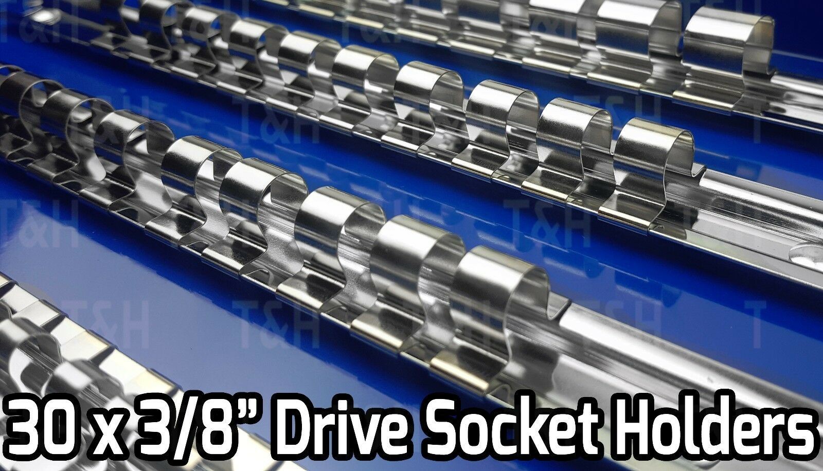 US PRO 110 CLIP & BIT 1/4" & 3/8" & 1/2" DRIVE SOCKET RAILS