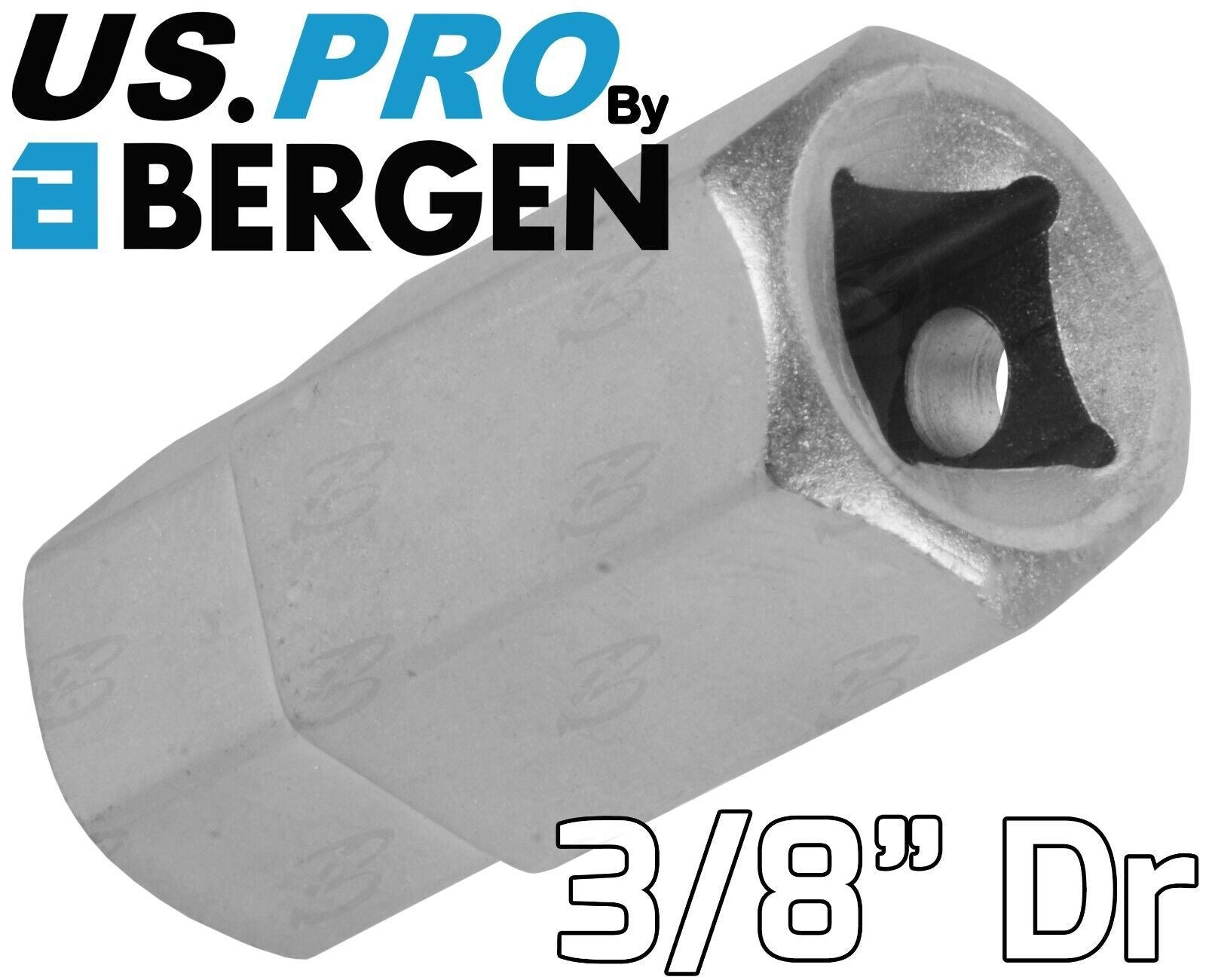 US Pro 12 Piece 3/8" Drive Drain Plug Key Set 3096