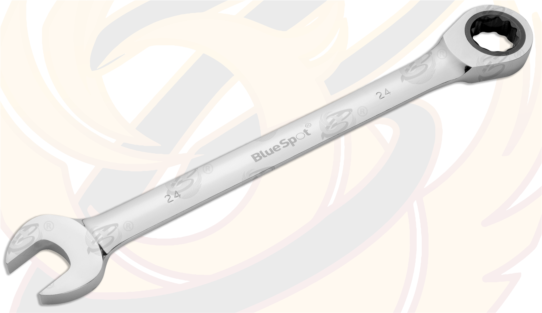 BlueSpot 24mm 72 Tooth Ratchet Spanner ( Single ) 05120