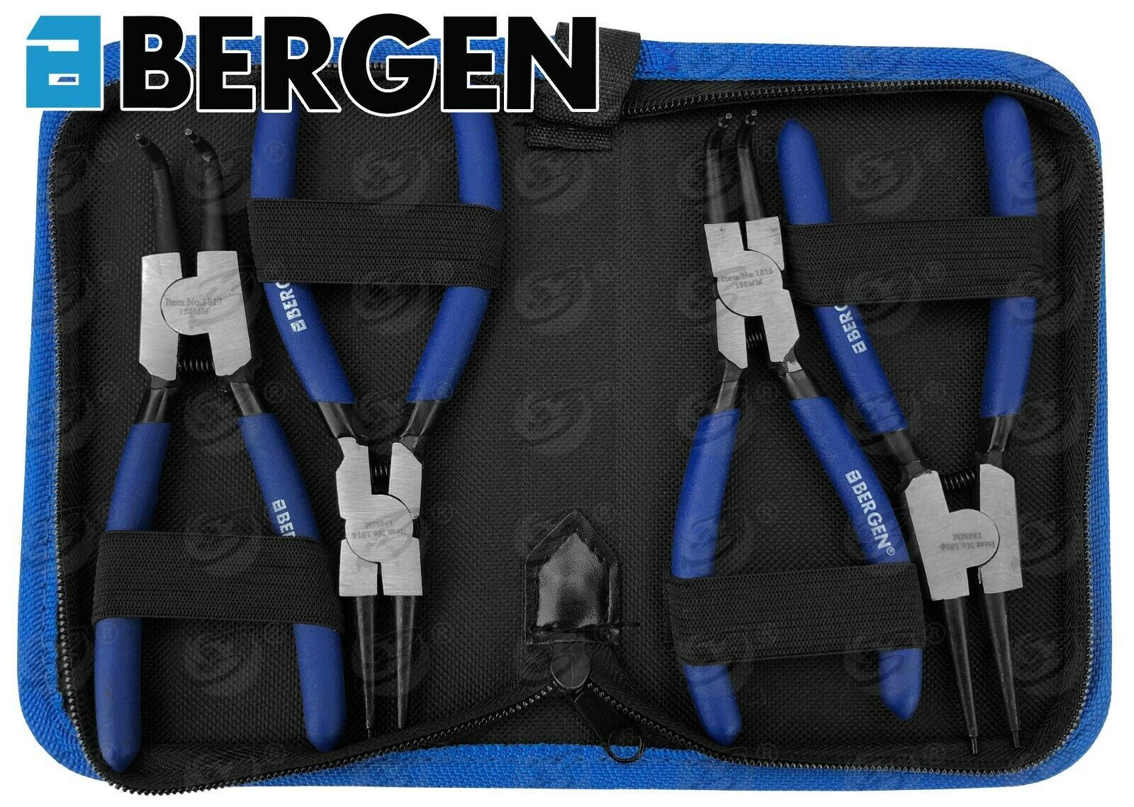 US PRO 4PCS 6" CIRCLIP PLIERS