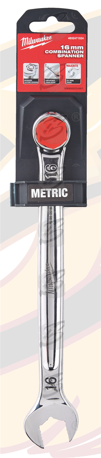 Milwaukee 16mm Maxbite Combination Spanner ( Single ) ( 4932471524 )