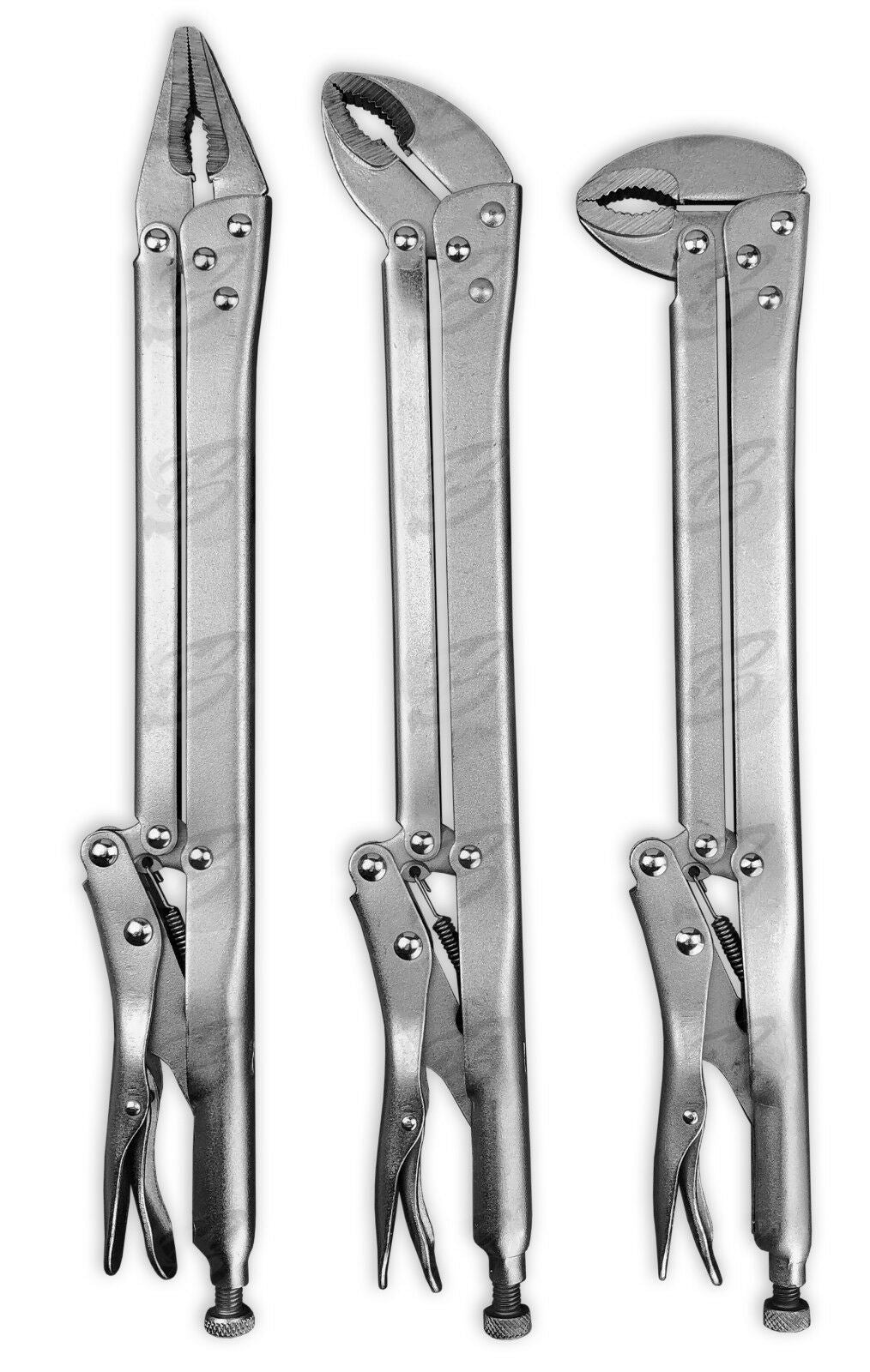 TOOLZONE 3PCS 15" EXTRA LONG LOCKING PLIERS