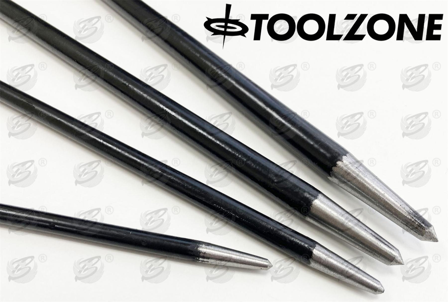 Toolzone 4 Piece Heel & Toe Pry Bars ( Podger Bars ) ( PN087 )