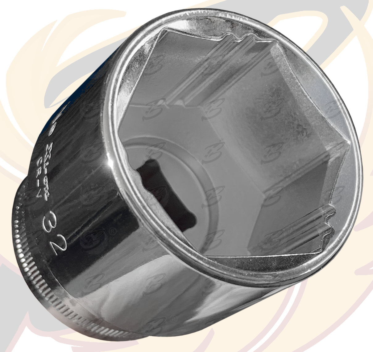 BERGEN 20PCS 1/2" DRIVE 6 POINT SHALLOW Xi - ION SOCKETS 8MM - 32MM