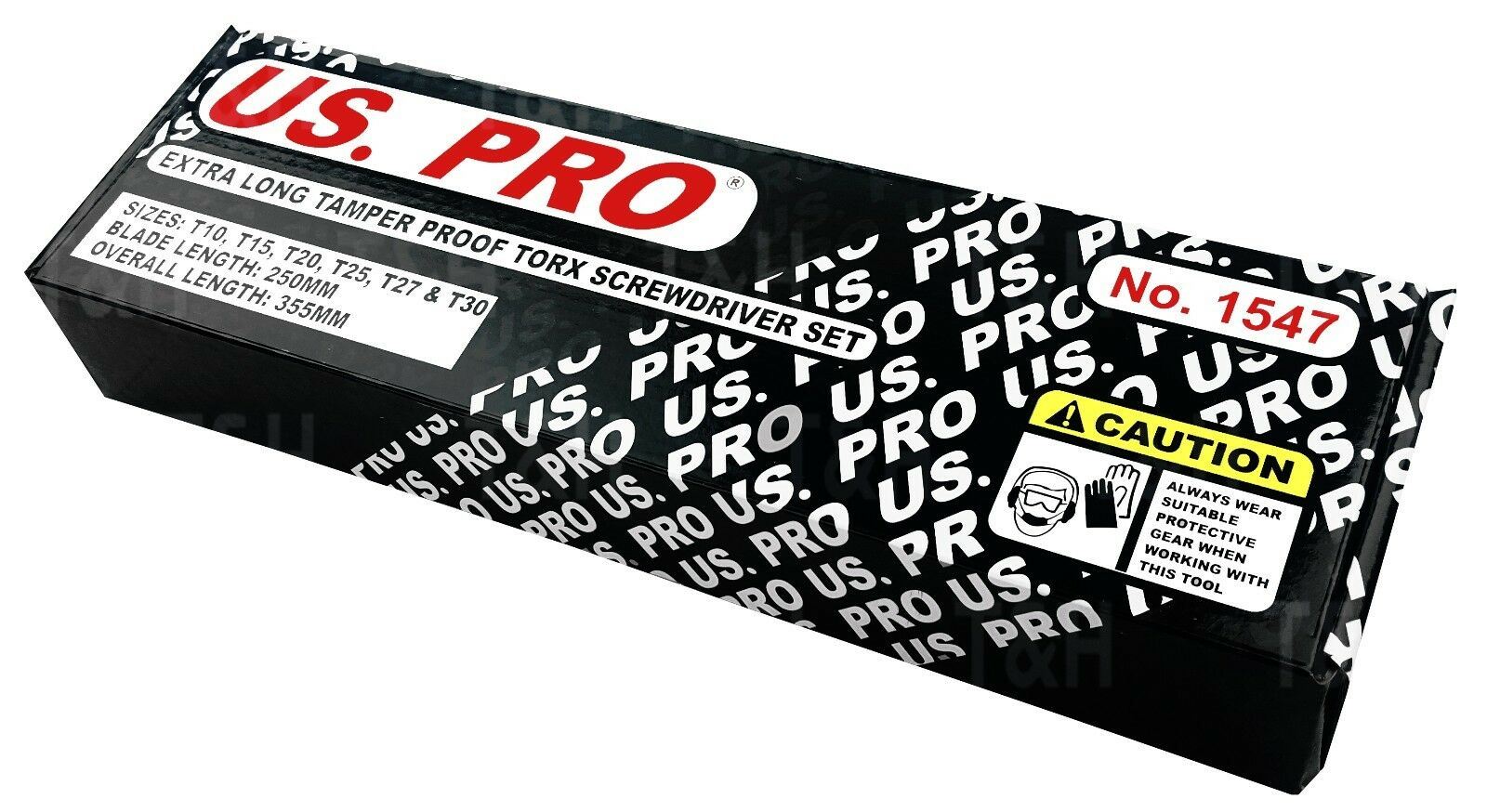 US PRO 6PCS EXTRA LONG MAGNETIC TAMPERPROOF TORX SCREWDRIVERS T10 - T30