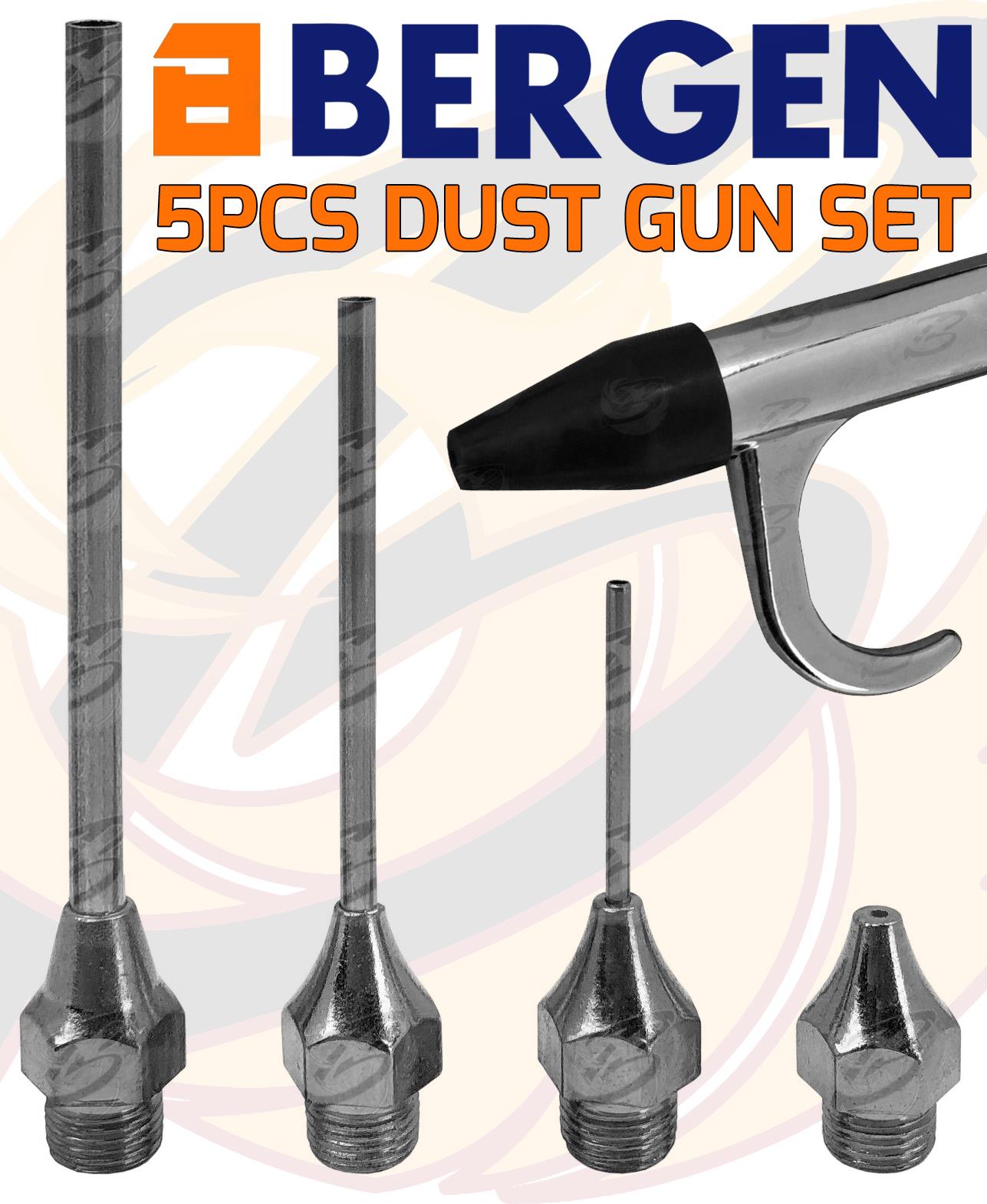 BERGEN 5PCS AIR DUST GUN SET