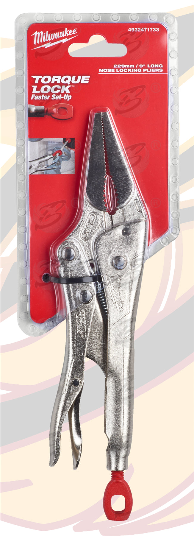 MILWAUKEE 9" LONG NOSE TORQUE LOCK LOCKING PLIERS
