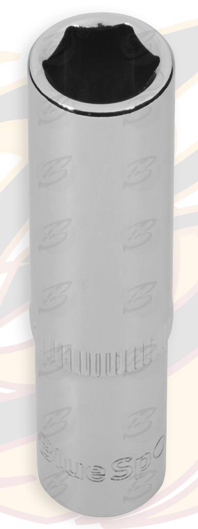 BLUESPOT 11PCS 1/4" DRIVE 6 POINT DEEP SOCKETS 4MM - 13MM