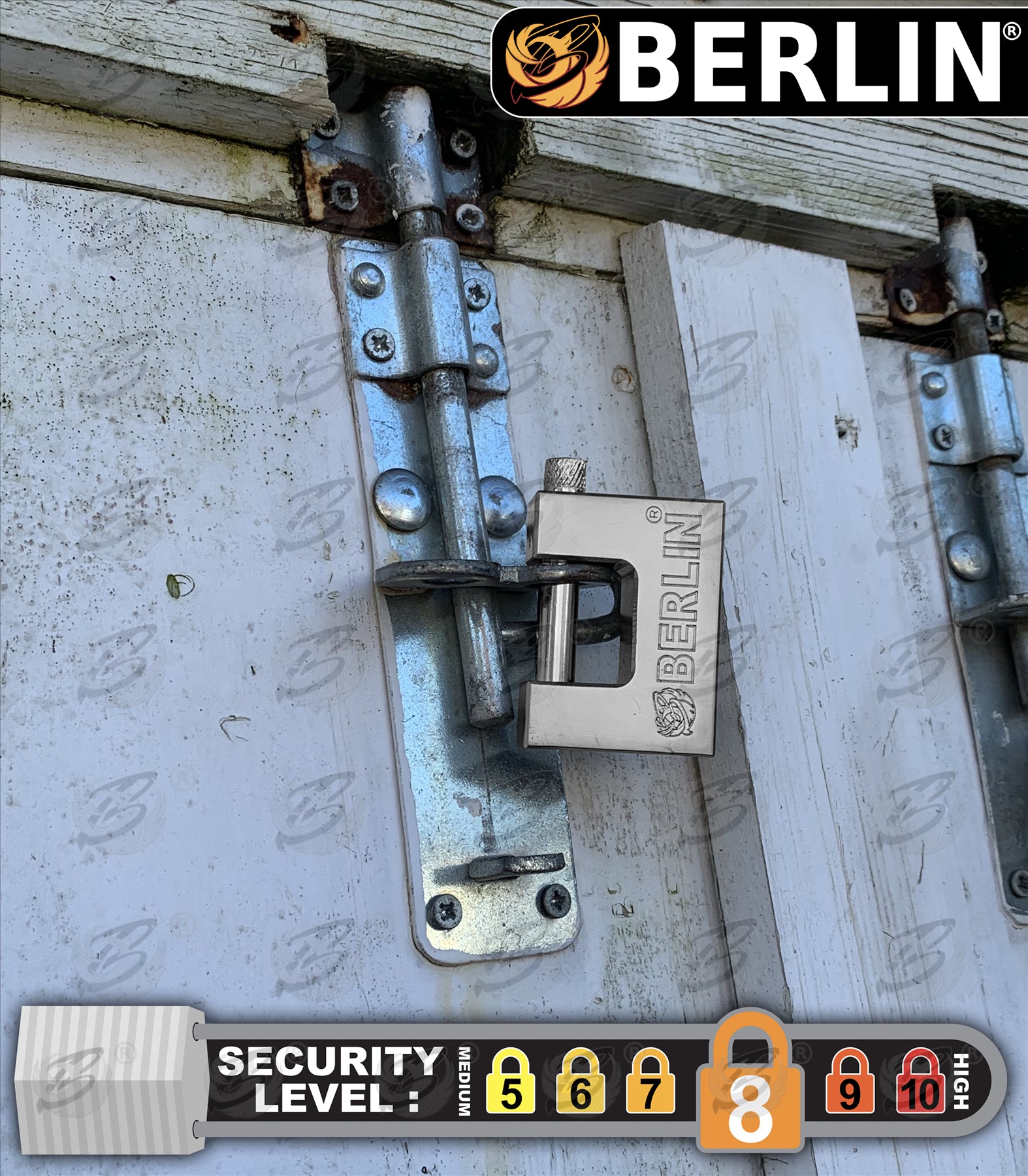 BERLIN 60MM SHUTTER "C" TYPE / CONTAINER PADLOCK