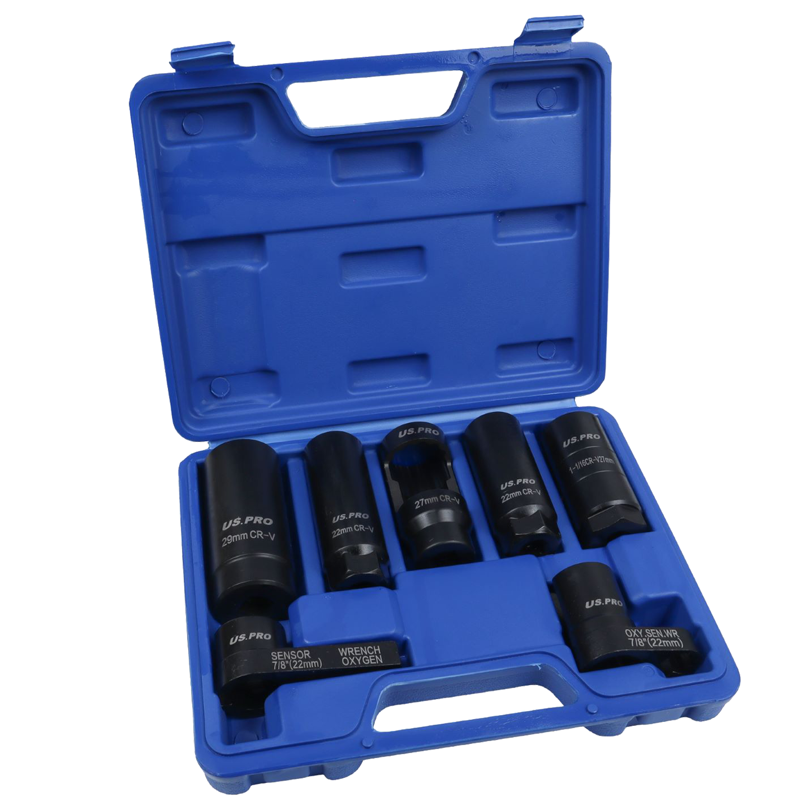 US Pro 7 Piece 3/8" & 1/2" Drive Sensor Socket Set 5592
