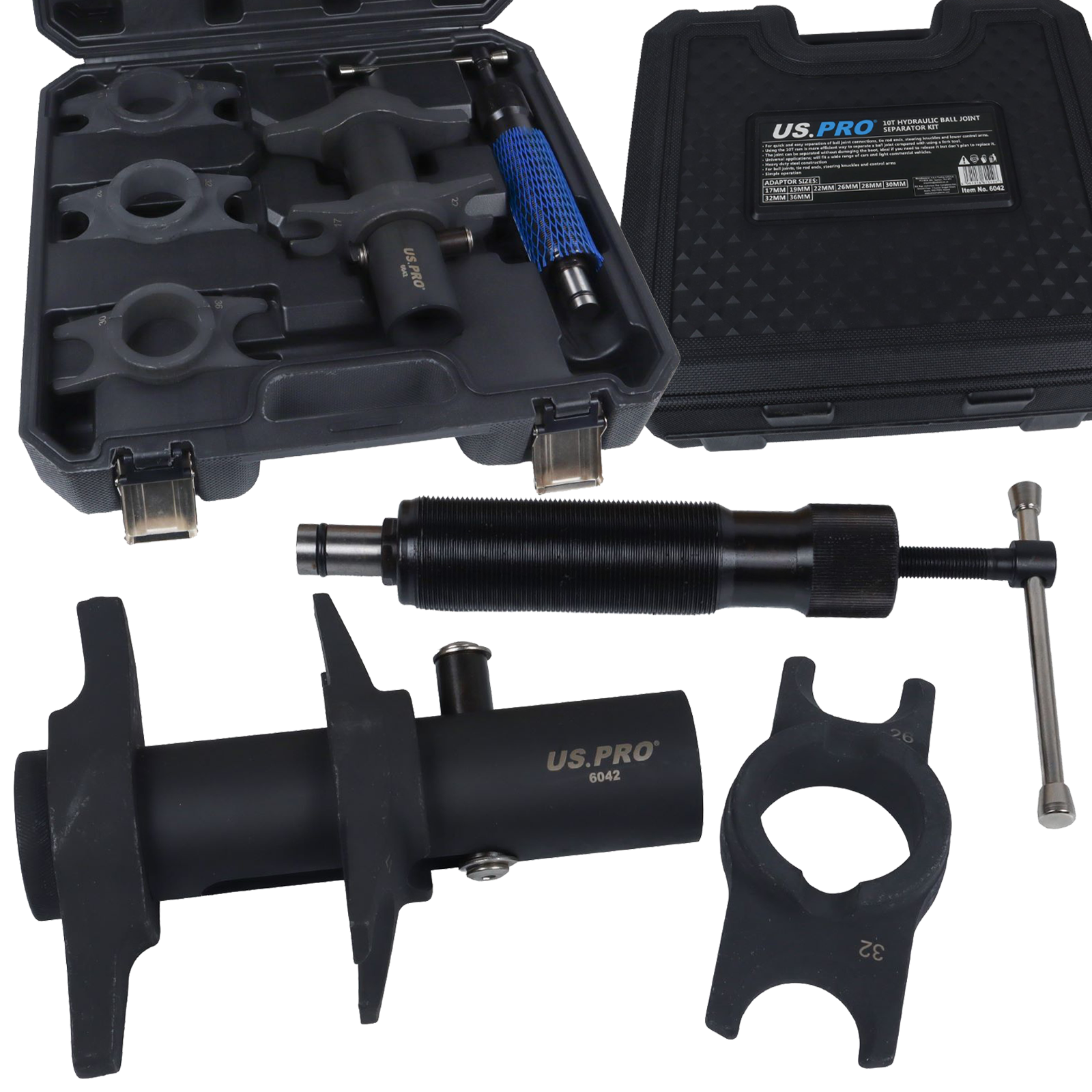 US Pro 10T Hydraulic Ball Joint Separator Kit 6042