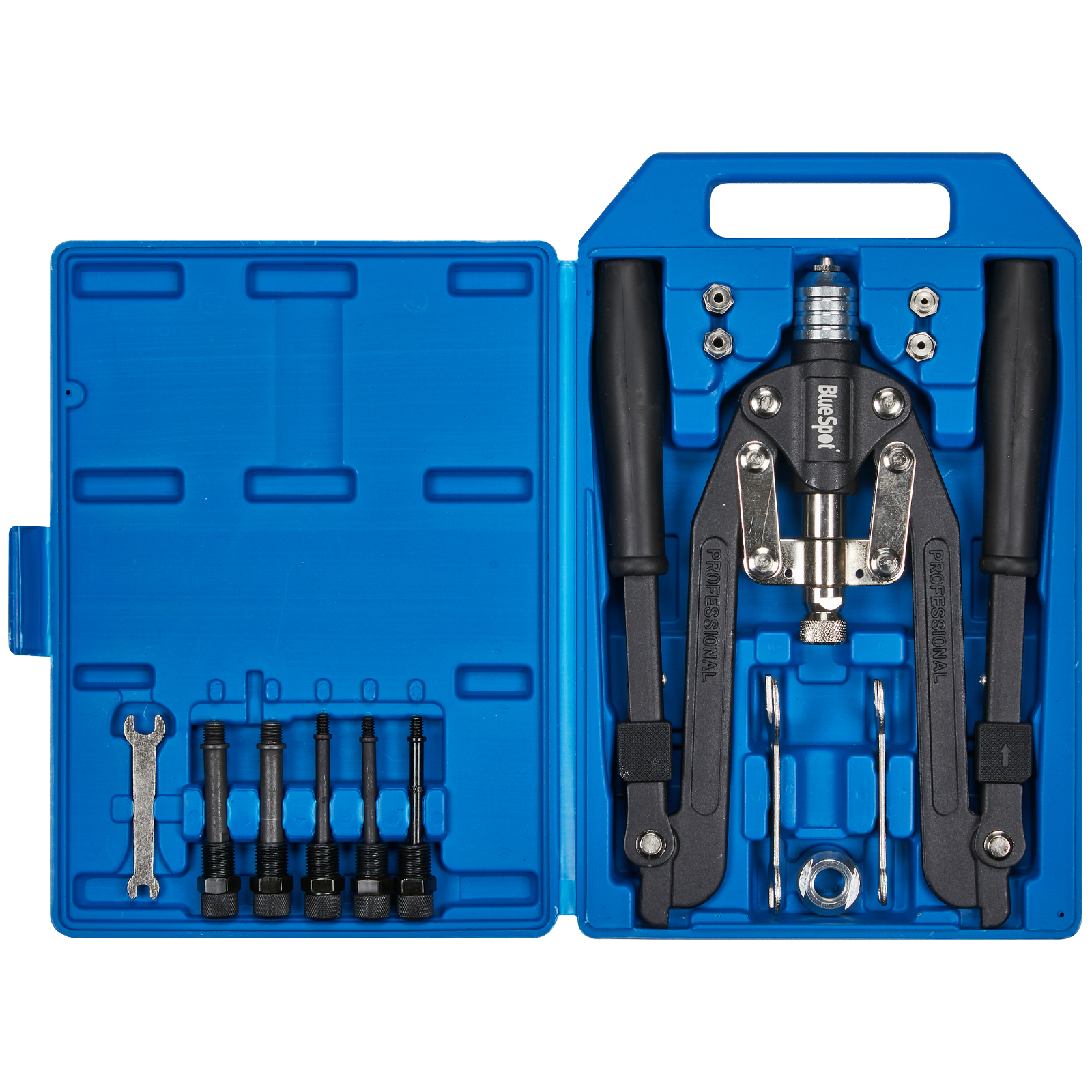 BlueSpot Long Arm Rivet (3.2-6.4) And Nut Riveter (M4-M10) Set ( 09108 )