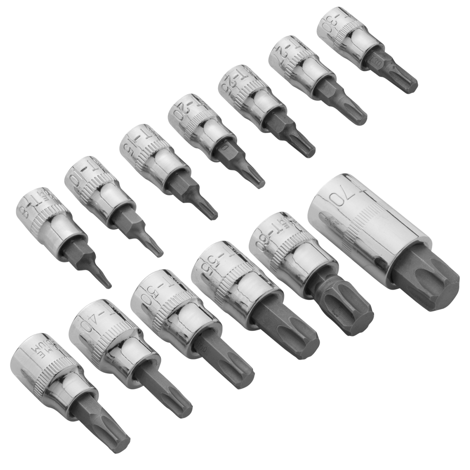 BLUESPOT 13PCE TORX BIT SOCKET SET T8-T60