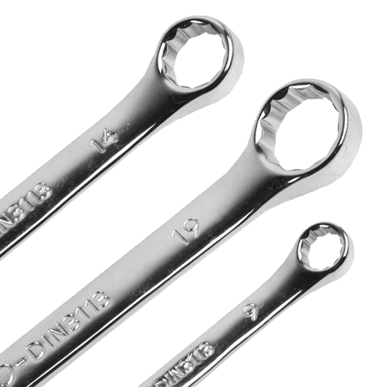 US Pro 15 Piece Metric Combination Spanner Set 6 - 22mm 2243