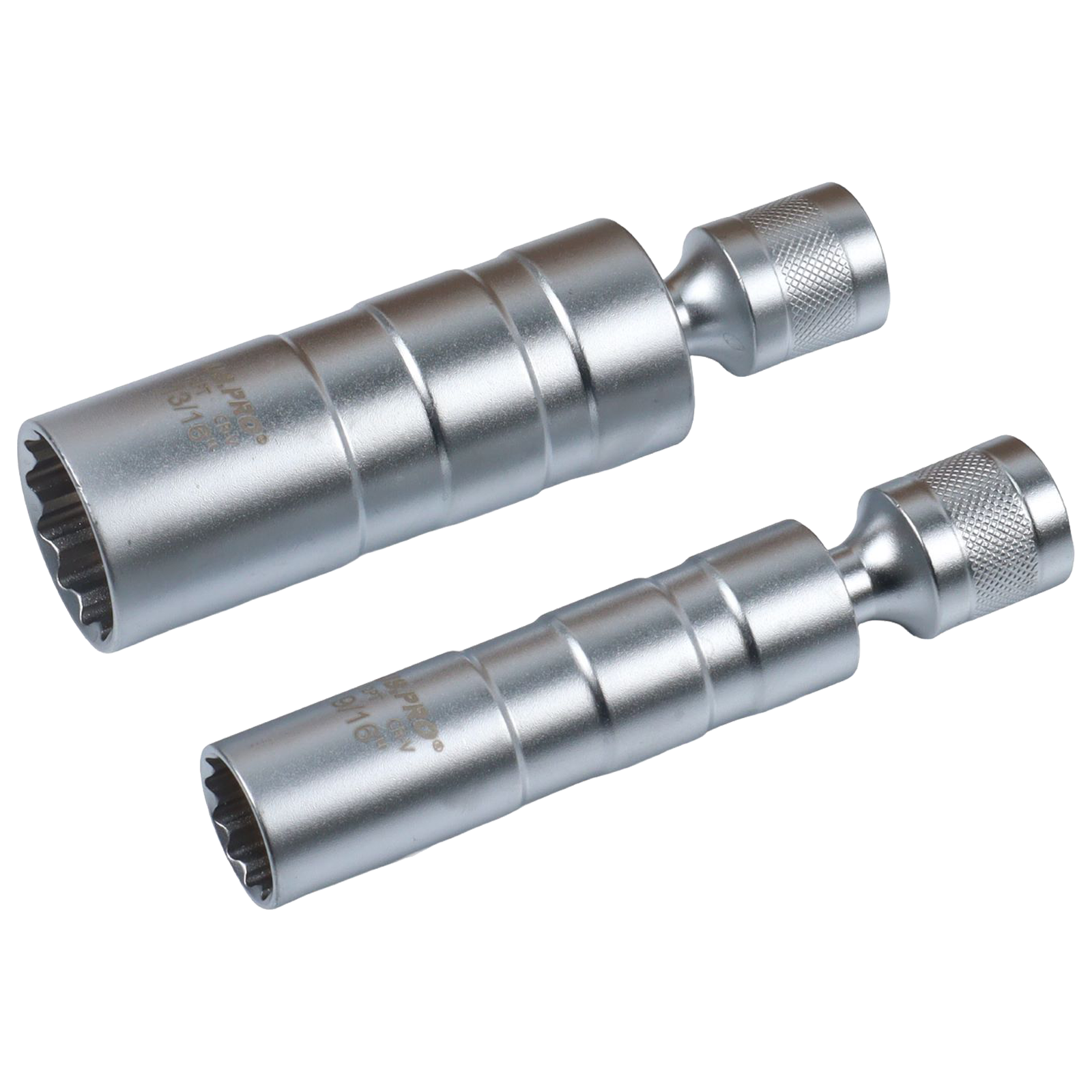 US PRO 7PC 3/8" DR 12PT THIN WALL MAGNETIC SPARK PLUG SOCKETS