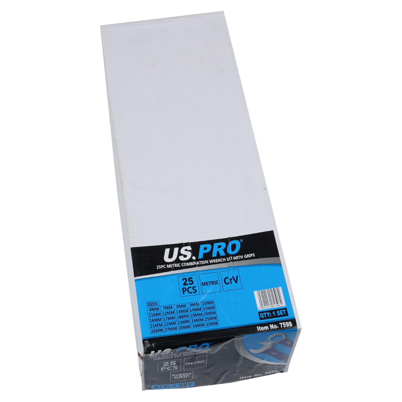 US Pro 25 Piece Metric Combination Wrench Set 6-32mm With Grips ( 7599 )