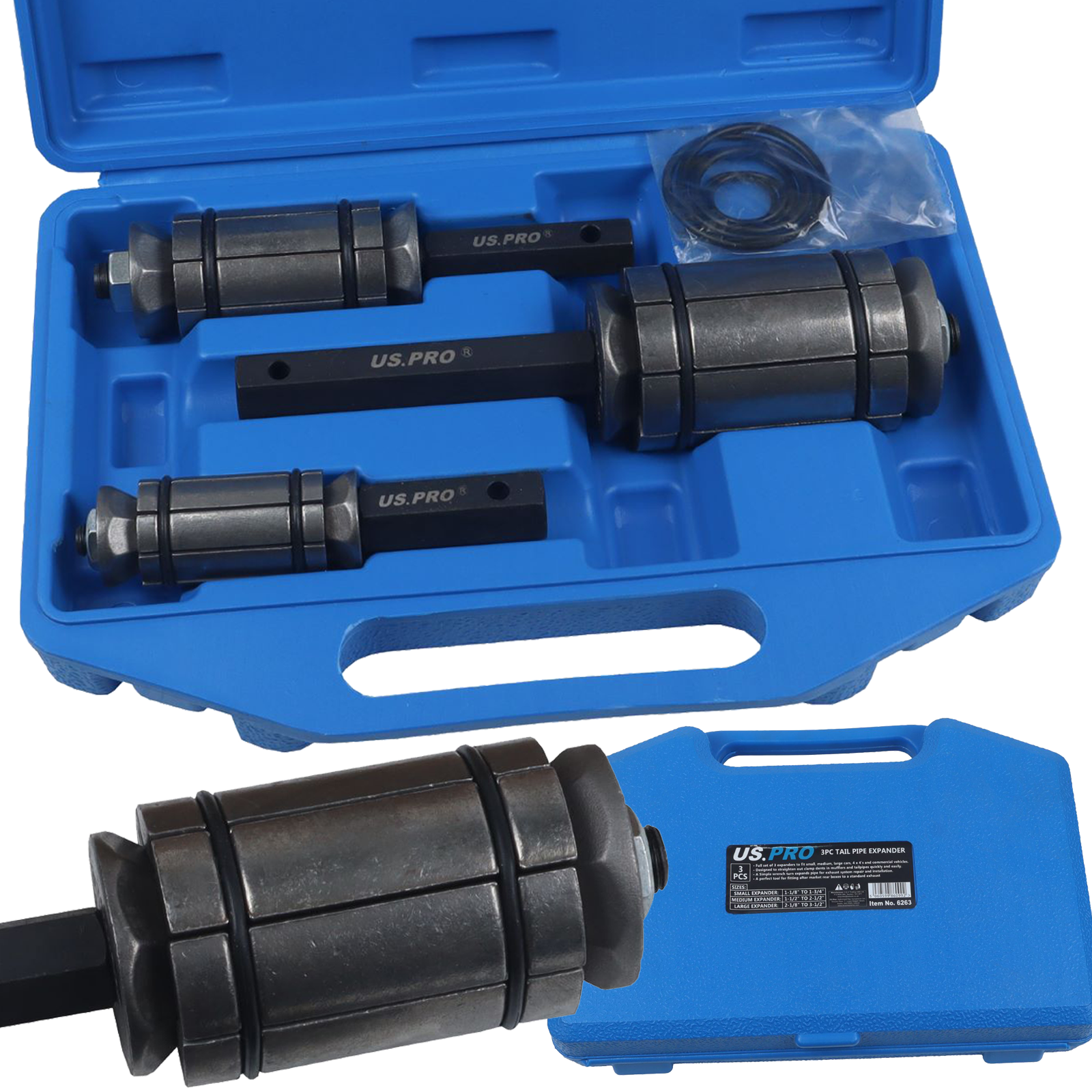 US Pro 3 Piece Tail Pipe Expander 6263