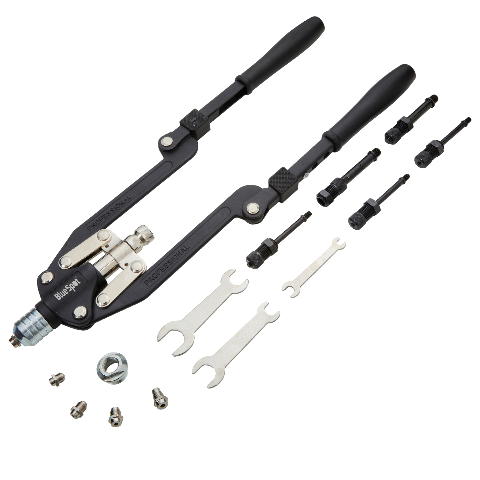 BlueSpot Long Arm Rivet (3.2-6.4) And Nut Riveter (M4-M10) Set ( 09108 )