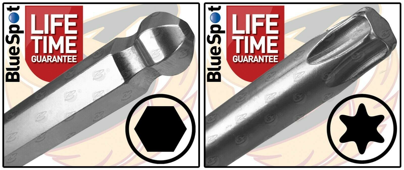 BLUESPOT 20PCS T - HANDLE TORX & HEX KEY SET ( H2 - H10 ) ( T9 - T50 )