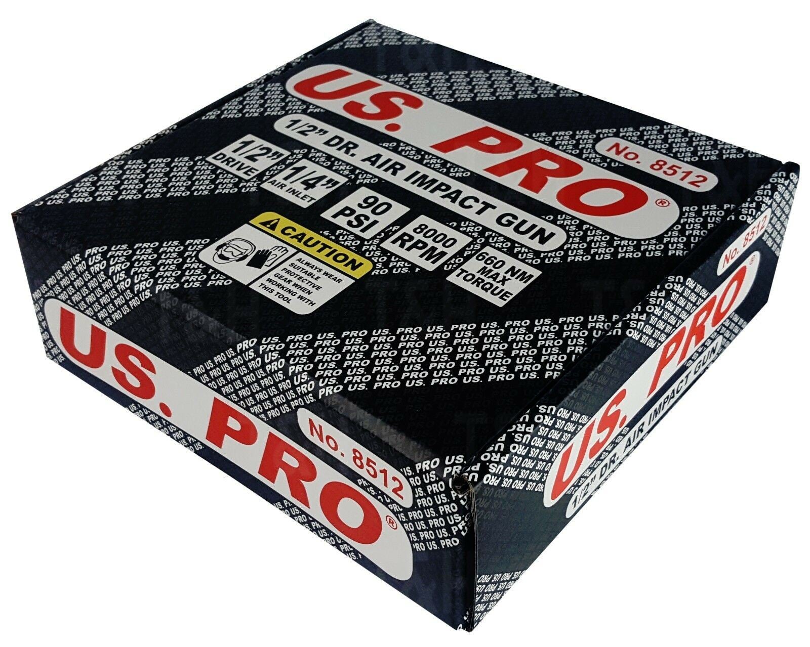US PRO 1/2" DRIVE AIR IMPACT WRENCH 660Nm