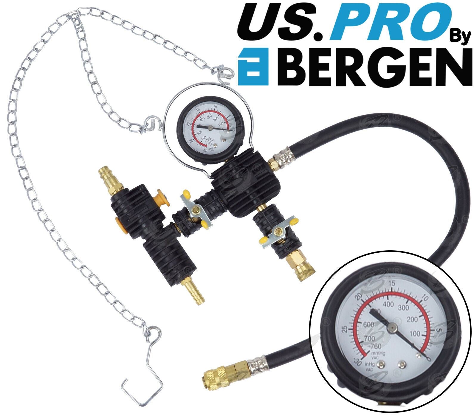 US PRO 26PCS COOLANT SYSTEM PRESSURE TESTER KIT