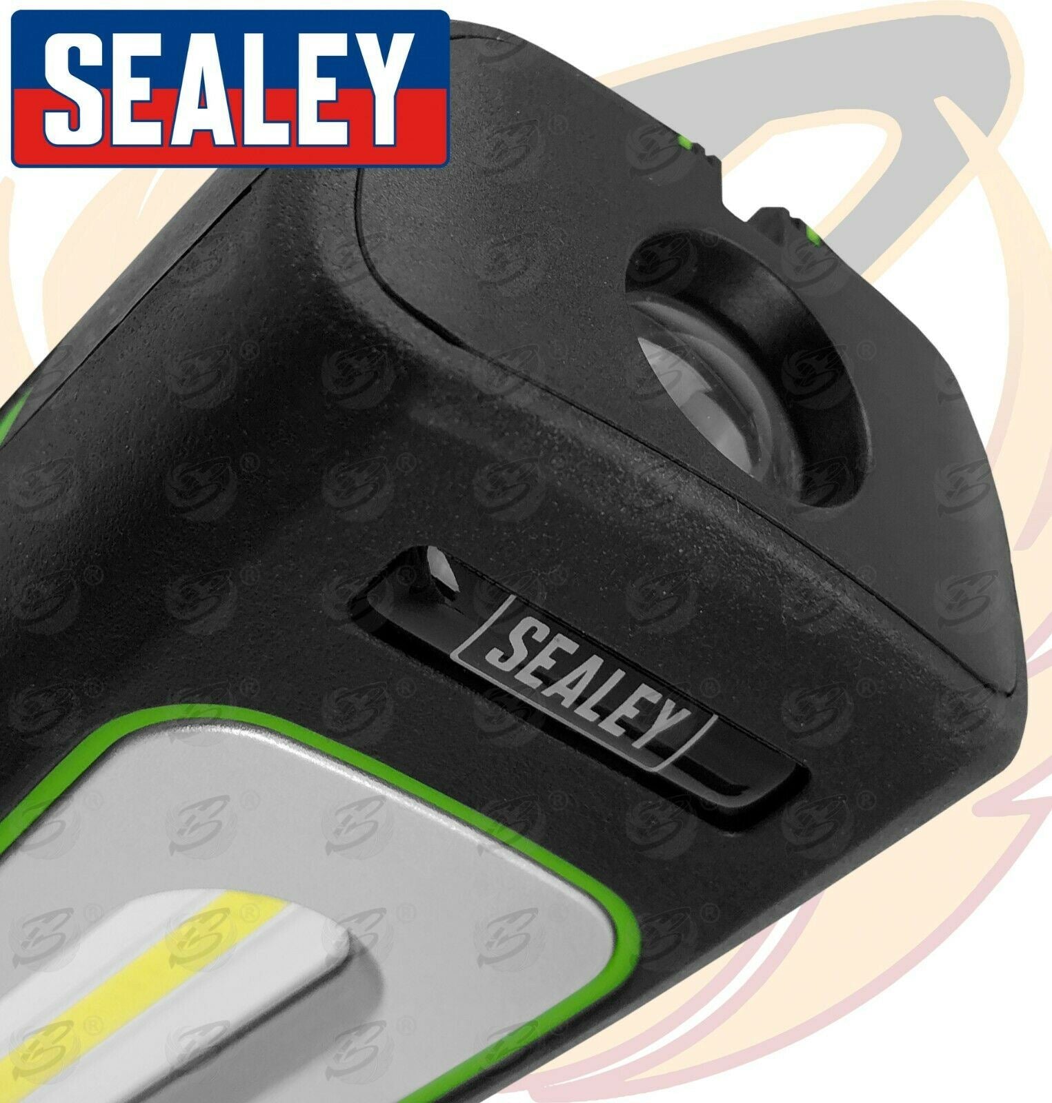 SEALEY WIRELESS CHARGING COB LED WORK LIGHT TORCH LI - ION