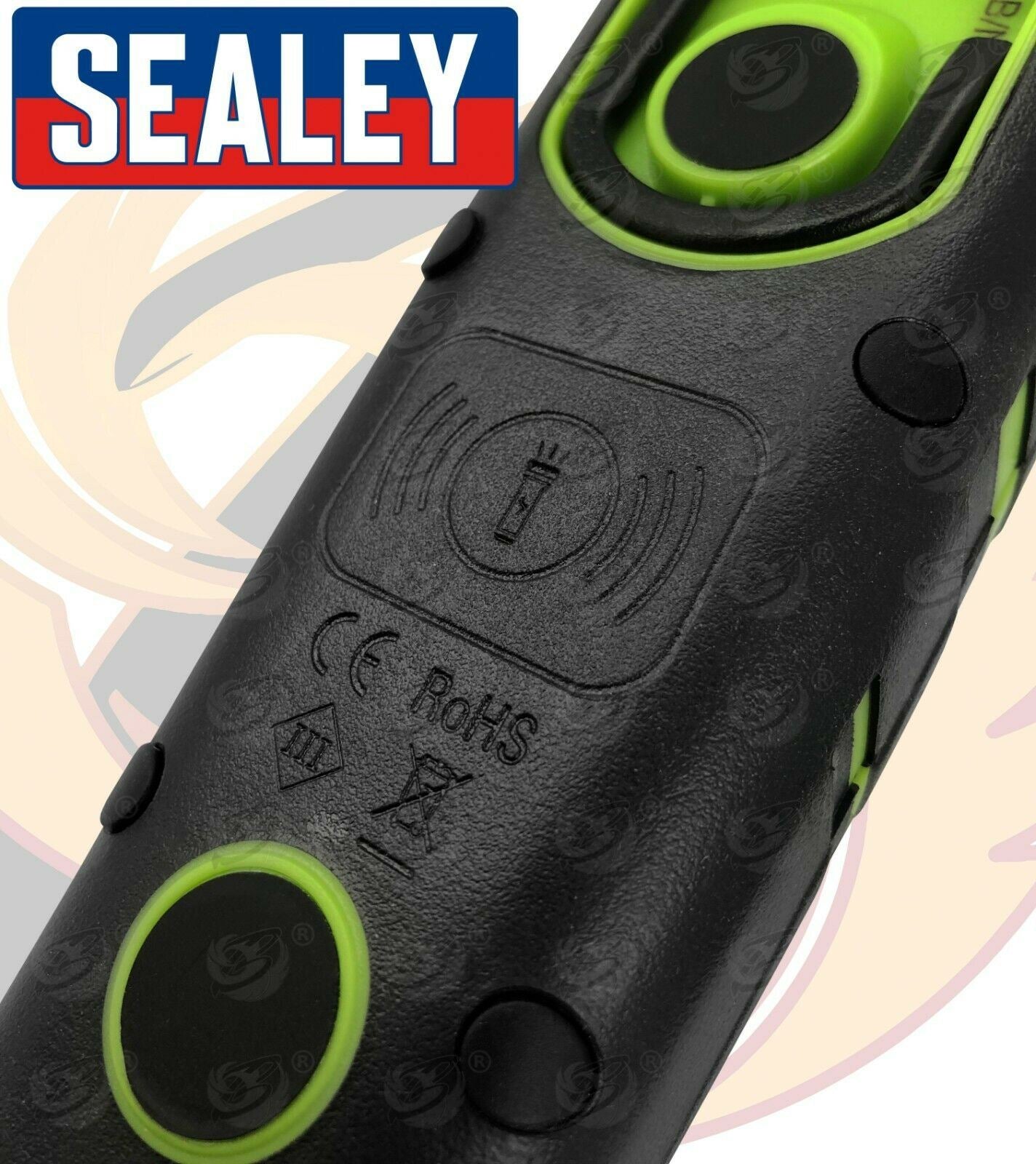 SEALEY WIRELESS CHARGING COB LED WORK LIGHT TORCH LI - ION