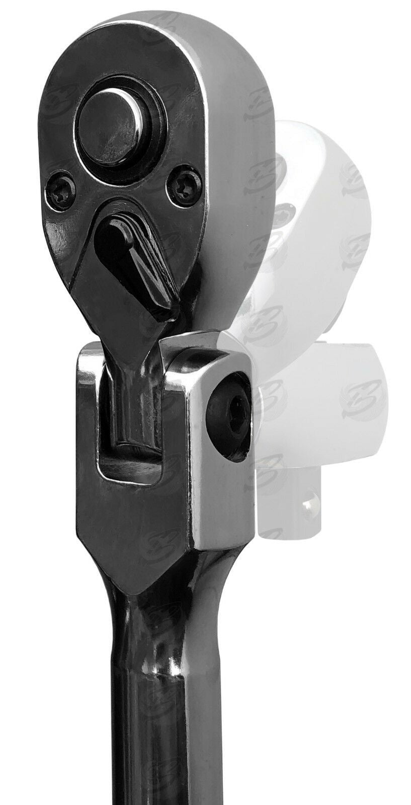 US PRO 3/8" DRIVE 72 TOOTH FLEXI HEAD EXTENDABLE RATCHET HANDLE