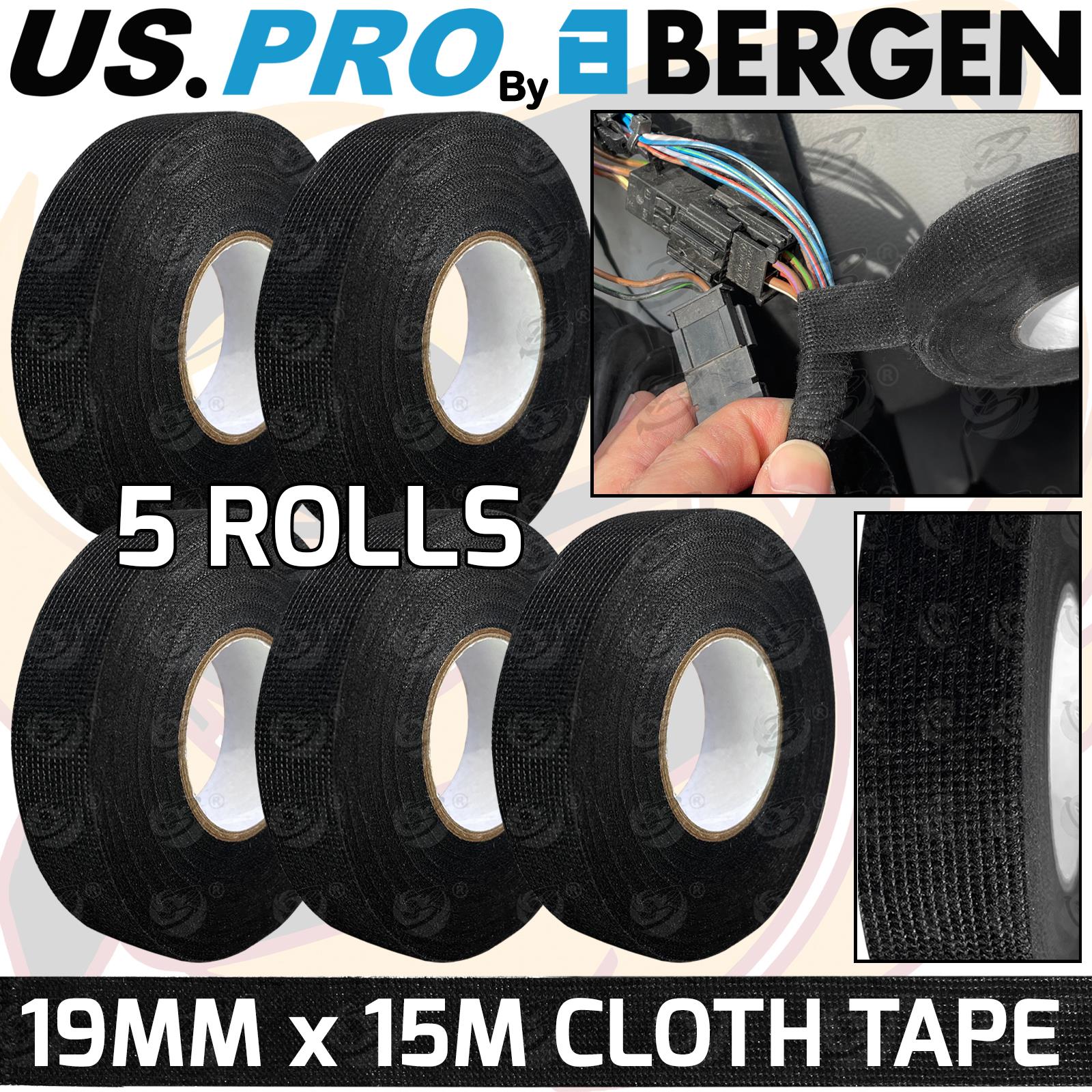 US PRO WIRING LOOM CLOTH TAPE 19MM ( x 5 )