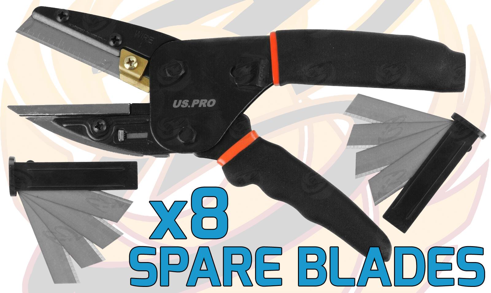 US PRO 10" MULTI PURPOSE INDUSTRIAL CUTTERS WITH EXTRA BLADES