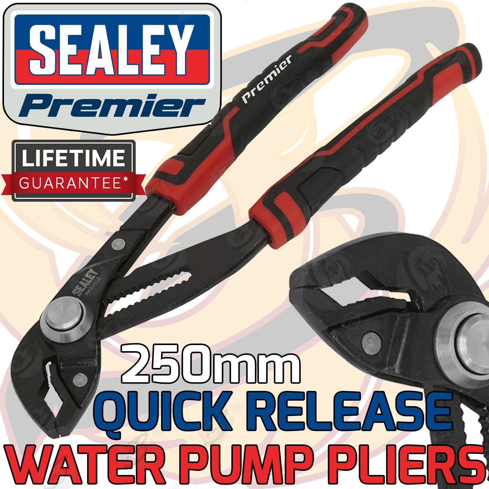 SEALEY 250MM LOCKING WATER PUMP PLIERS